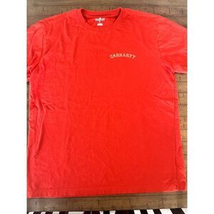 Carhartt Red Adult T-shirt size Large EE